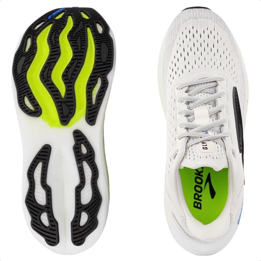 Tênis Brooks Glycerin Max Masculino Cinza / Bege - 39