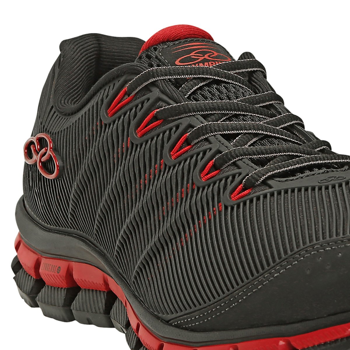 Miniatura Tênis Olympikus Dynamic Masculino Preto+Vermelho - 40
