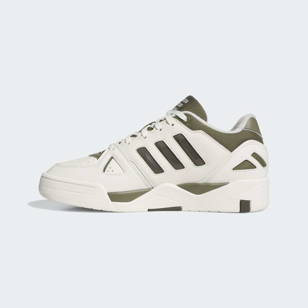 Miniatura Tênis Adidas Midcity Low Masculino Branco+Marrom - 37