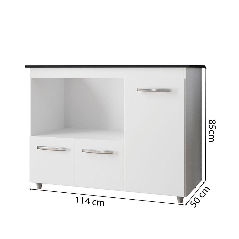 Miniatura Balcão Para Cooktop 4 Bocas Ana Branco Mobbs