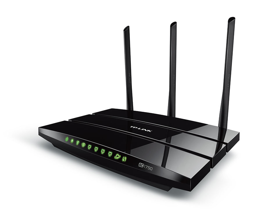 Miniatura Roteador Tp Link Dualband Archer C7 Ac1750 Preto