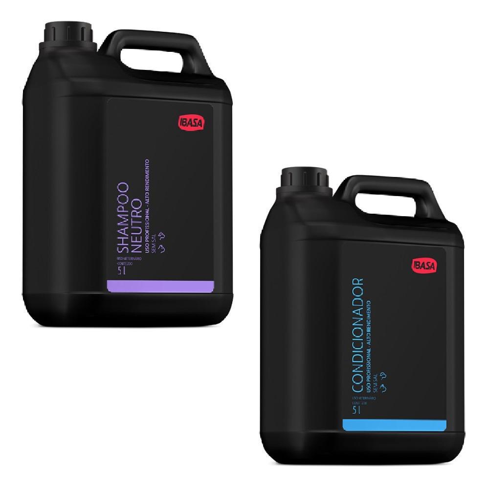 Miniatura Combo Ibasa Condicionador 5L + Shampoo Neutro 5L