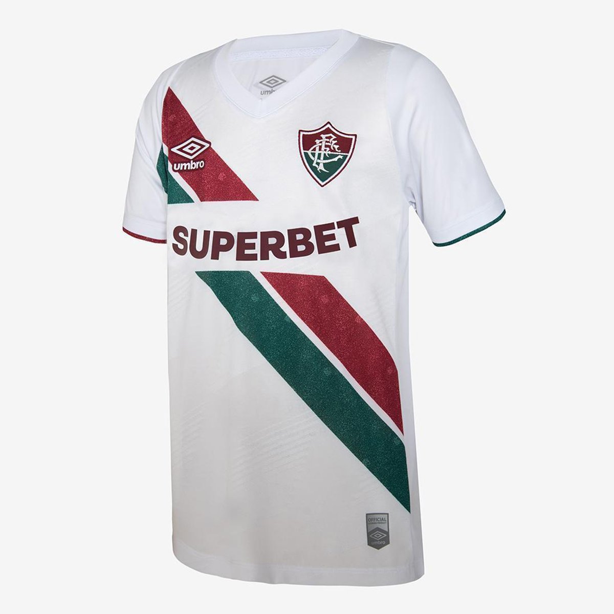 Miniatura Camisa Fluminense Infantil II 24/25 s/n° Torcedor Umbro Branco - 10A