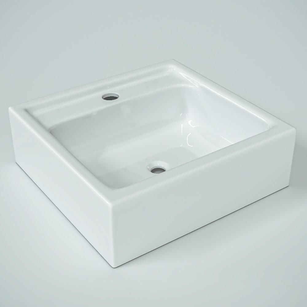 Miniatura Gabinete para Banheiro 62cm com Cuba em Marmorite e Espelheira Ameixa/Atenna