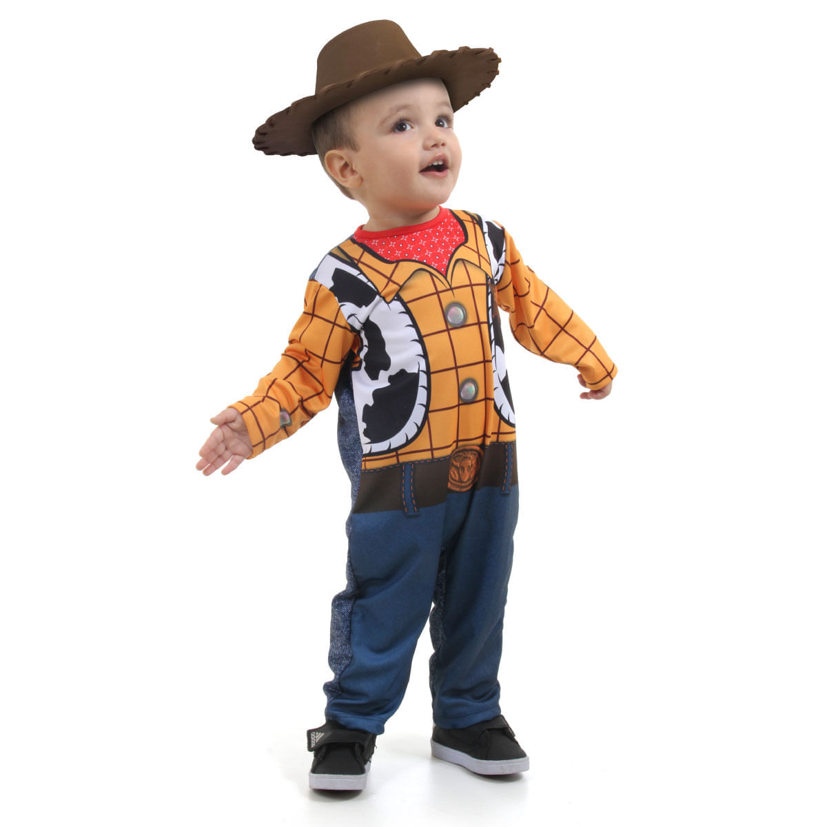 Miniatura Fantasia Woody Bebê - Disney - Toy Story M
