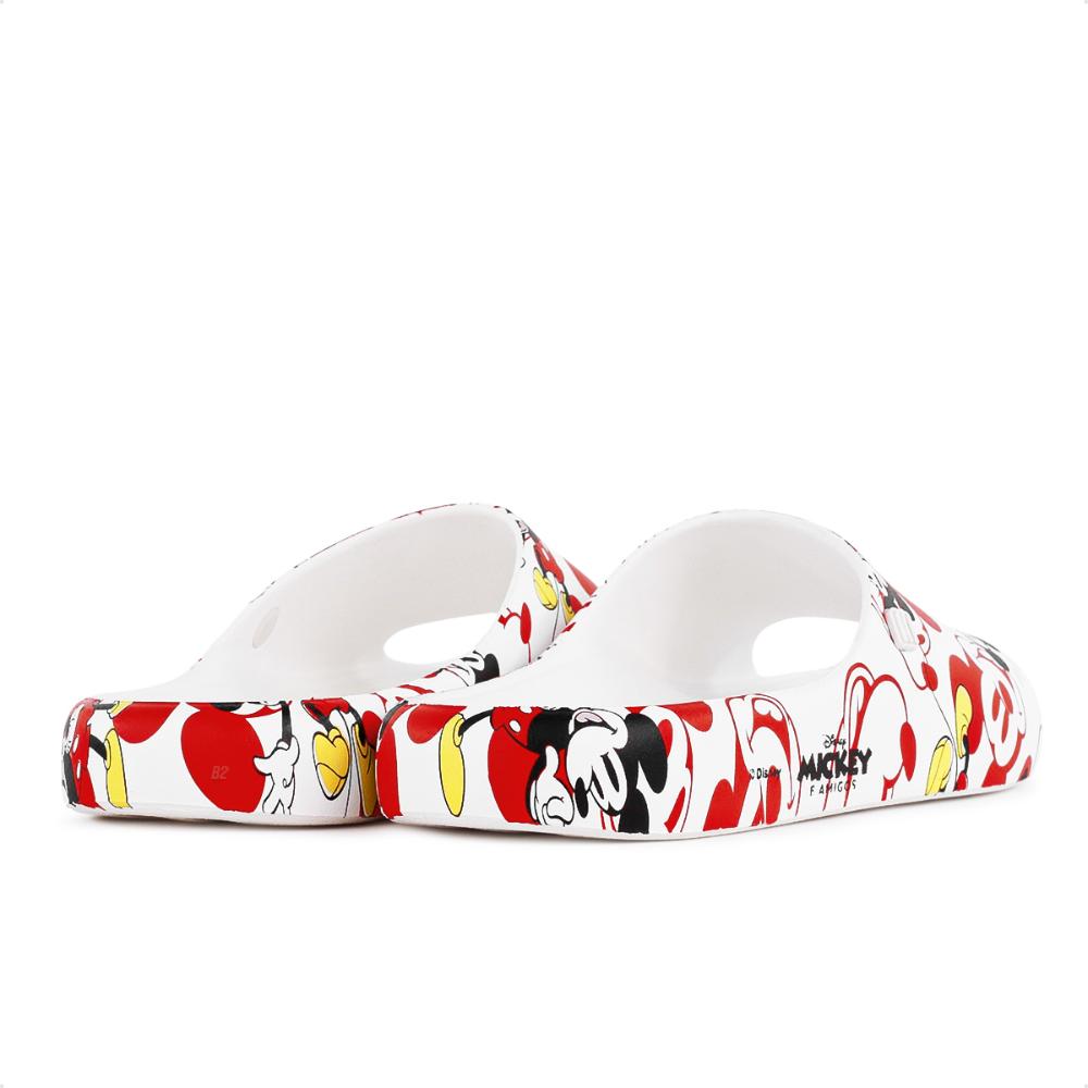 Miniatura Chinleo Slide Mini Melissa Free Print Mickey and Friends Infantil Branco / Vermelho - 29