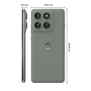 Smartphone Motorola Edge 60 Pro 5G Cinza 512GB, 12GB RAM + 12GB Ram Boost, Tela 6.7" 120Hz, Câmera Sony LYTIA 700C 50MP e Dimensity 8350 Extreme