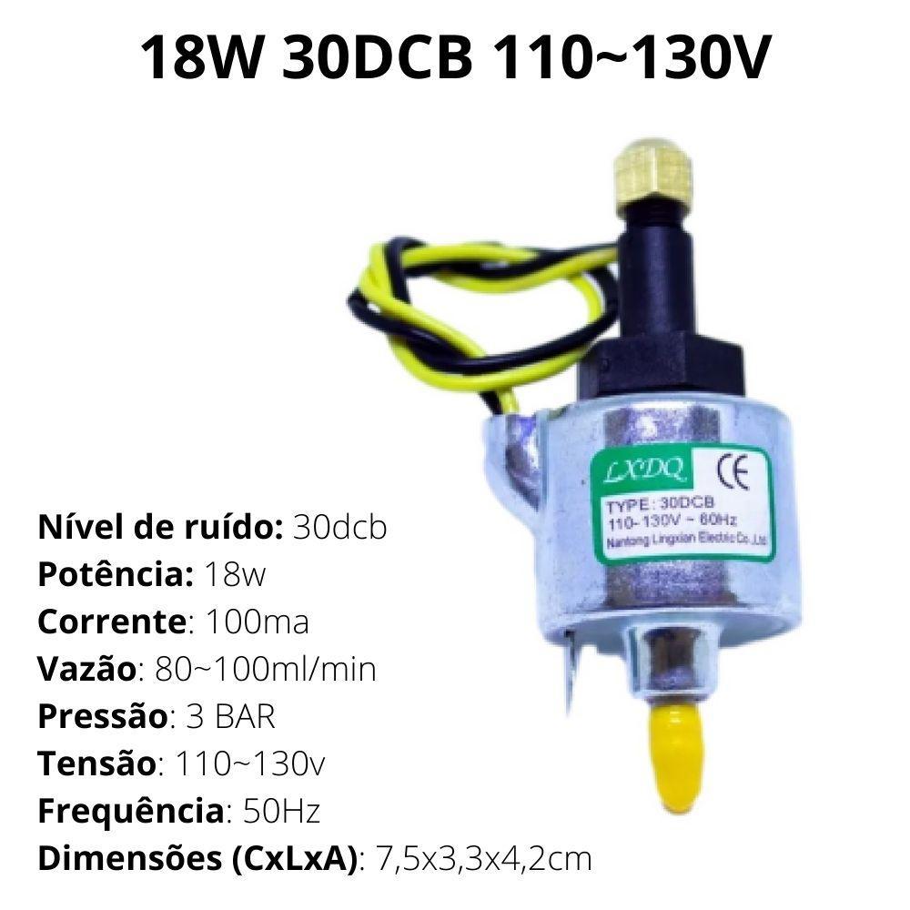 Miniatura Kit Bomba Para Máquina Fumaça 30Dcb 127V+220V