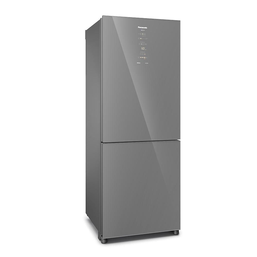 Miniatura Refrigerador Panasonic de 02 Portas Frost Free com 450 Litros Bottom Freezer Espelhado - NRBB65GV 110