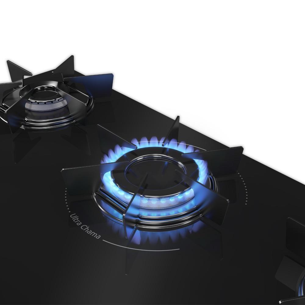 Cooktop Mueller 5 Bocas Queimador Ultra Chama Mcg115bb Bivolt