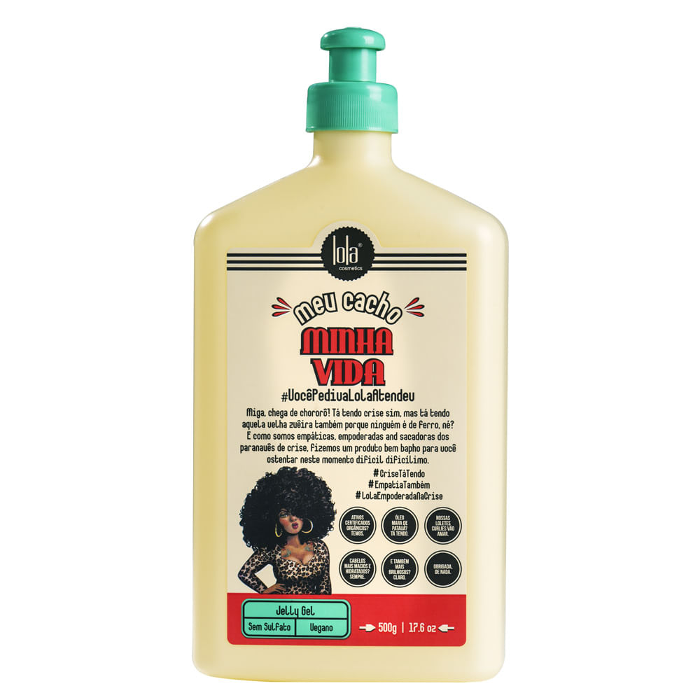 Miniatura Lola Cosmetics Meu Cacho Minha Vida Jelly Gel - Finalizador 500g