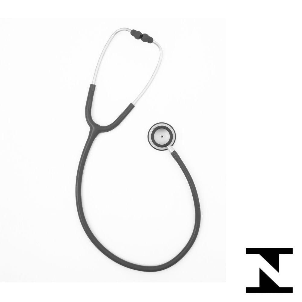 Miniatura Estetoscópio Duplo Cinza Profissional Com Garantia Bic