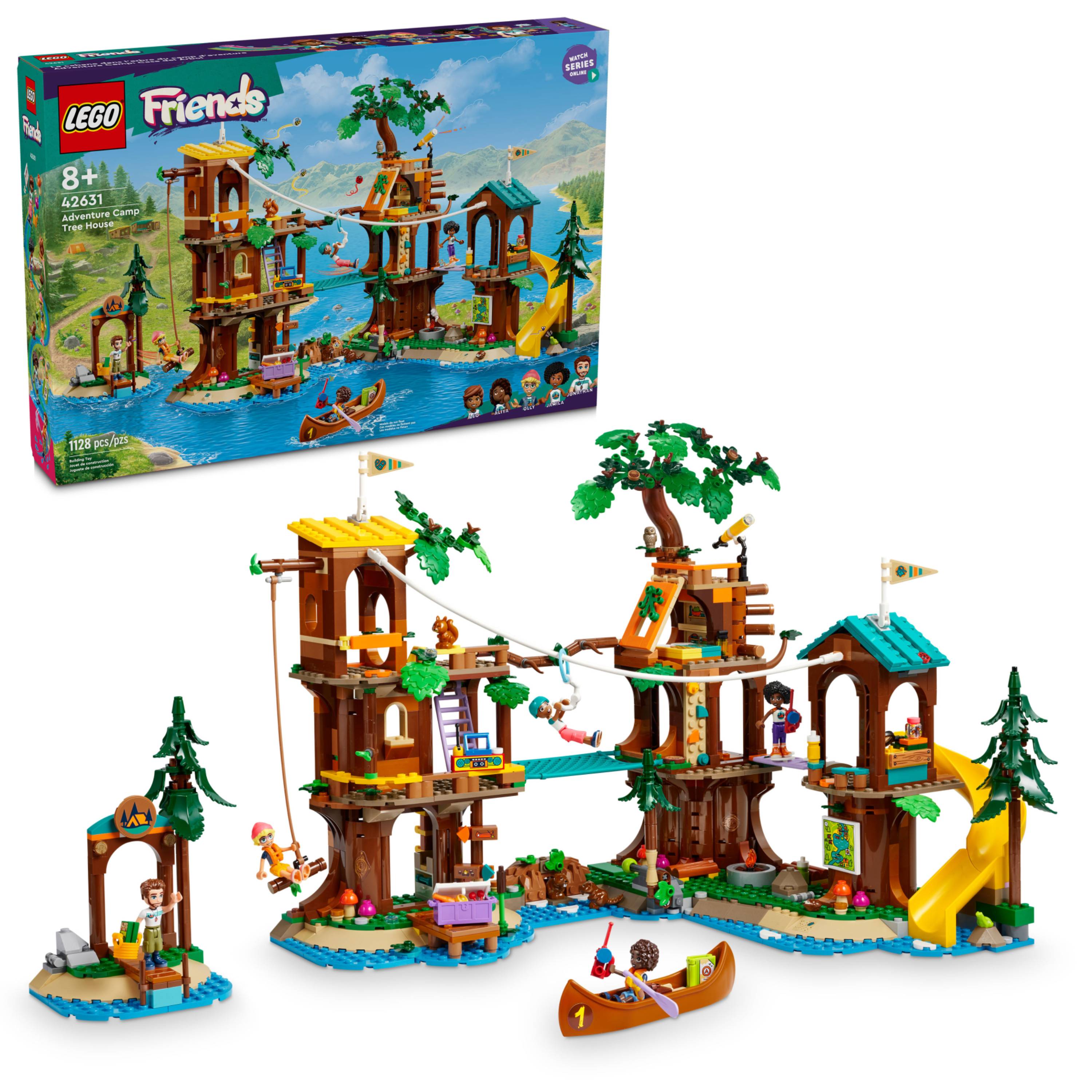 Miniatura LEGO Friends - Casa na árvore do acampamento de aventura