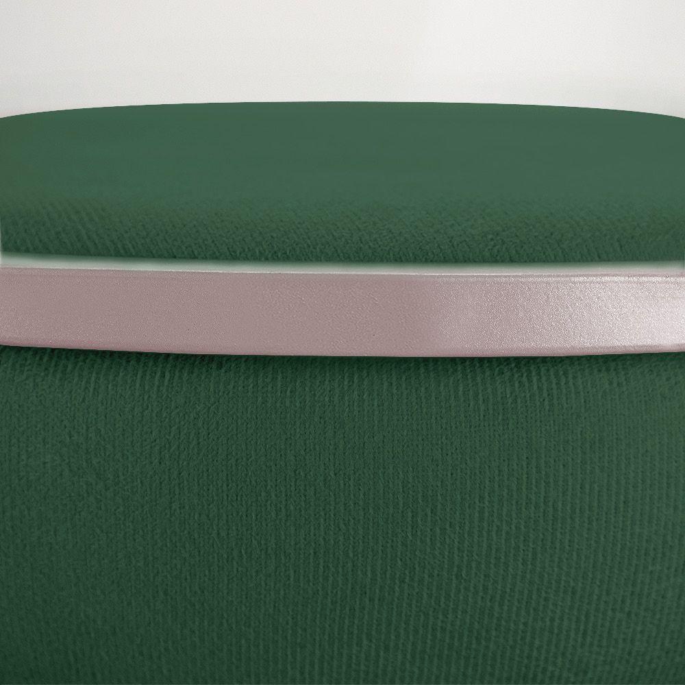 Puff Love Suede Base Rose D'rossi Cor Verde