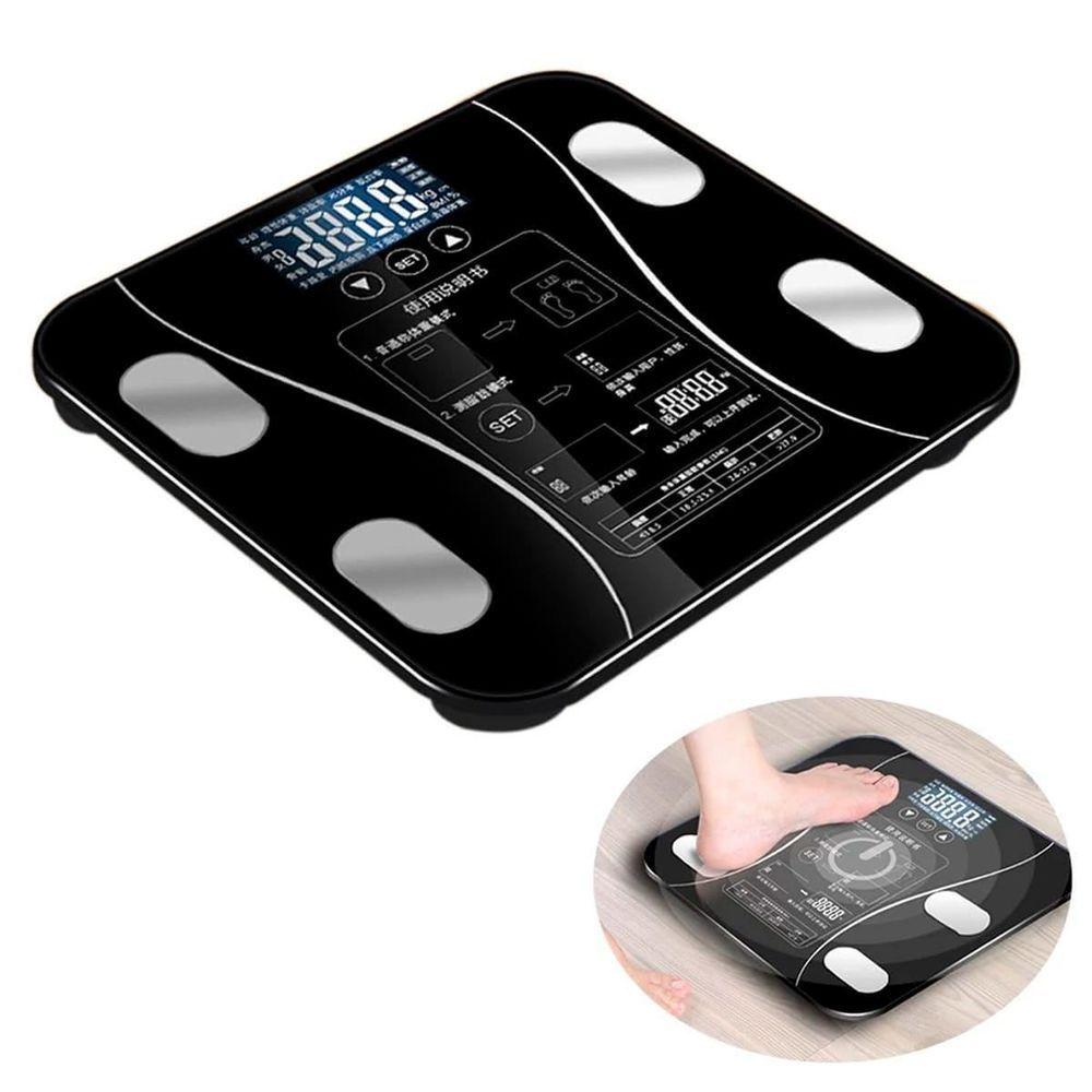 Miniatura Balança Inteligente Bioimpedância Digital Bluetooth