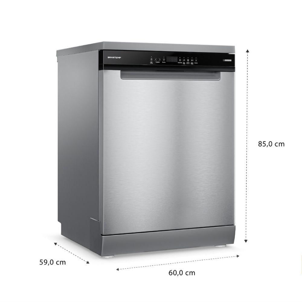 Miniatura Lava Louças Brastemp 14 Serviços Com Smart Sensor BLF60AR Inox - 110V