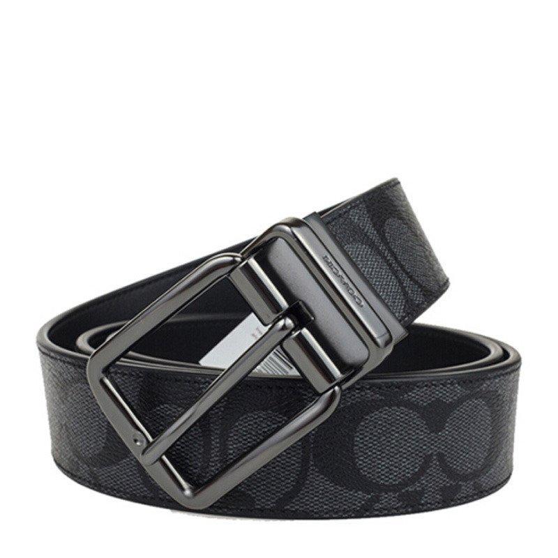 Miniatura Cinto Coach Wide Harness Cut-To-Size Reversible Signature Ca