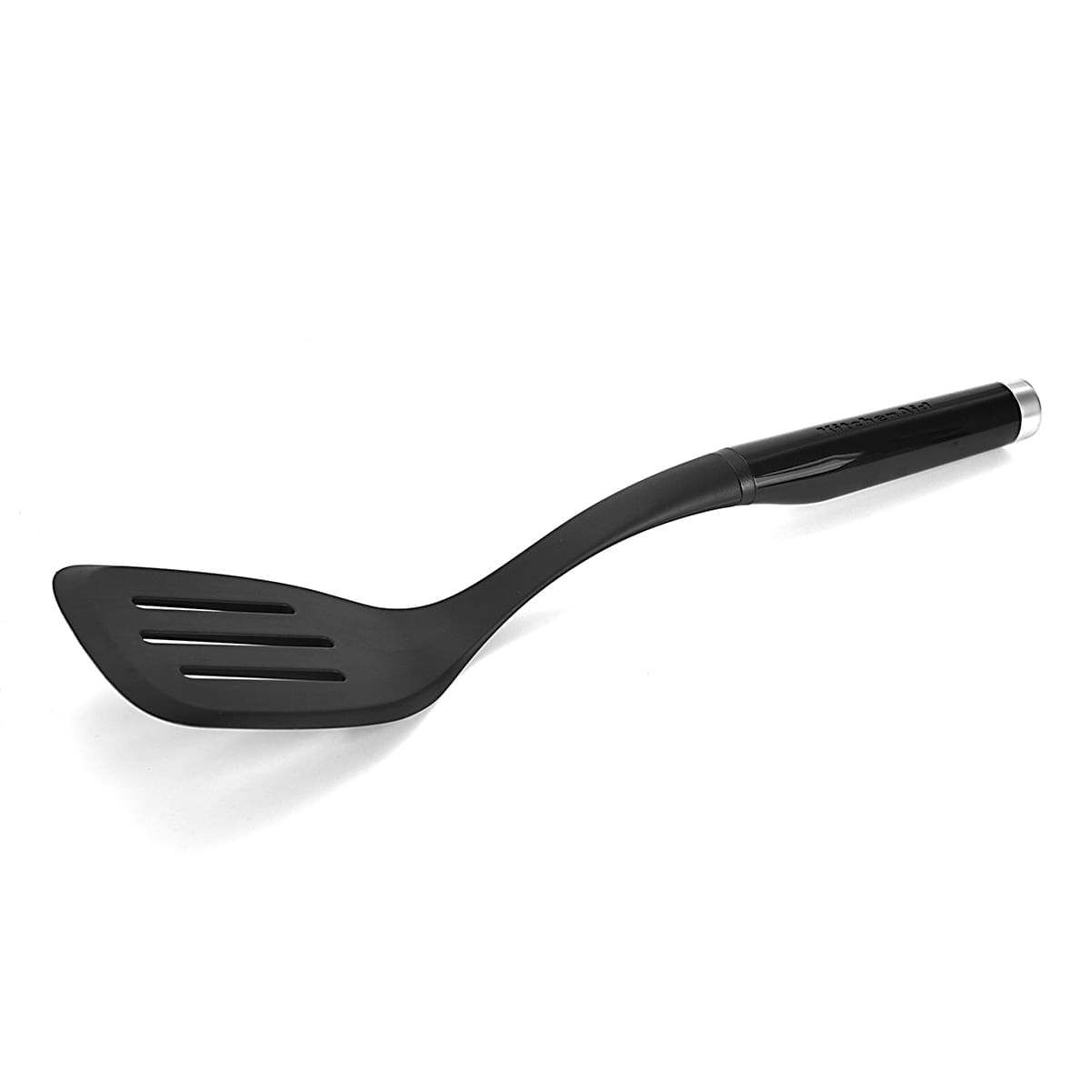 Miniatura Espátula Perfurada de Nylon 35cm New Generation Preto - KitchenAid