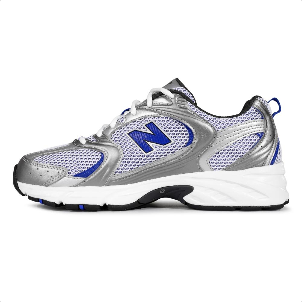 Miniatura Tênis New Balance 530 Unissex Cinza / Azul - 39