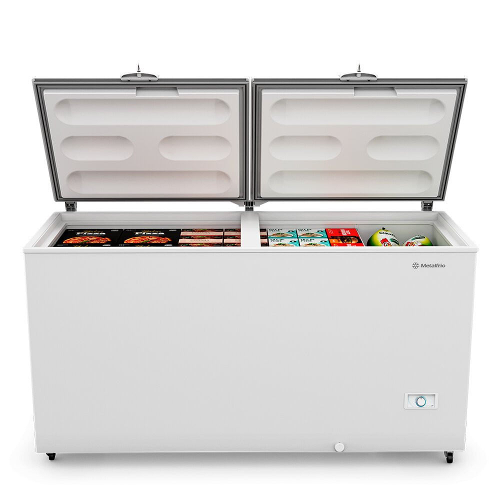 Miniatura Freezer Horizontal Metalfrio 546 Litros, Bivolt, Inverter - DA550IFTech Branco - Bivolt