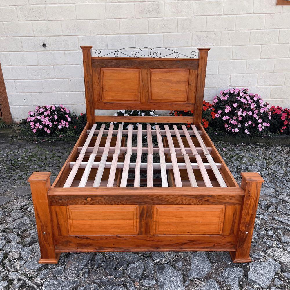 Miniatura Cama Casal Padrão Em Madeira De 4 Gavetas Demolição Modelo Almofadas Sudeste Rústico
