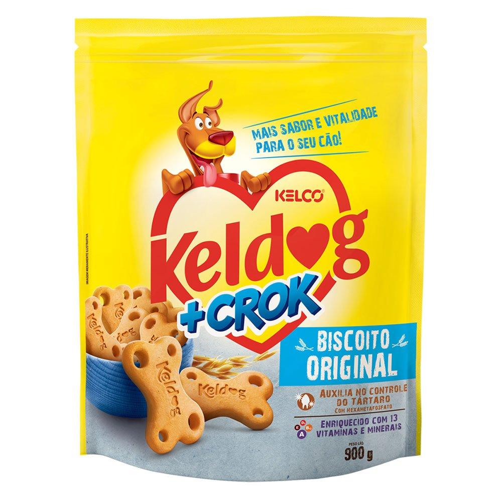 Miniatura Biscoito Keldog +Crok Original Para Cães Adultos- 900 g