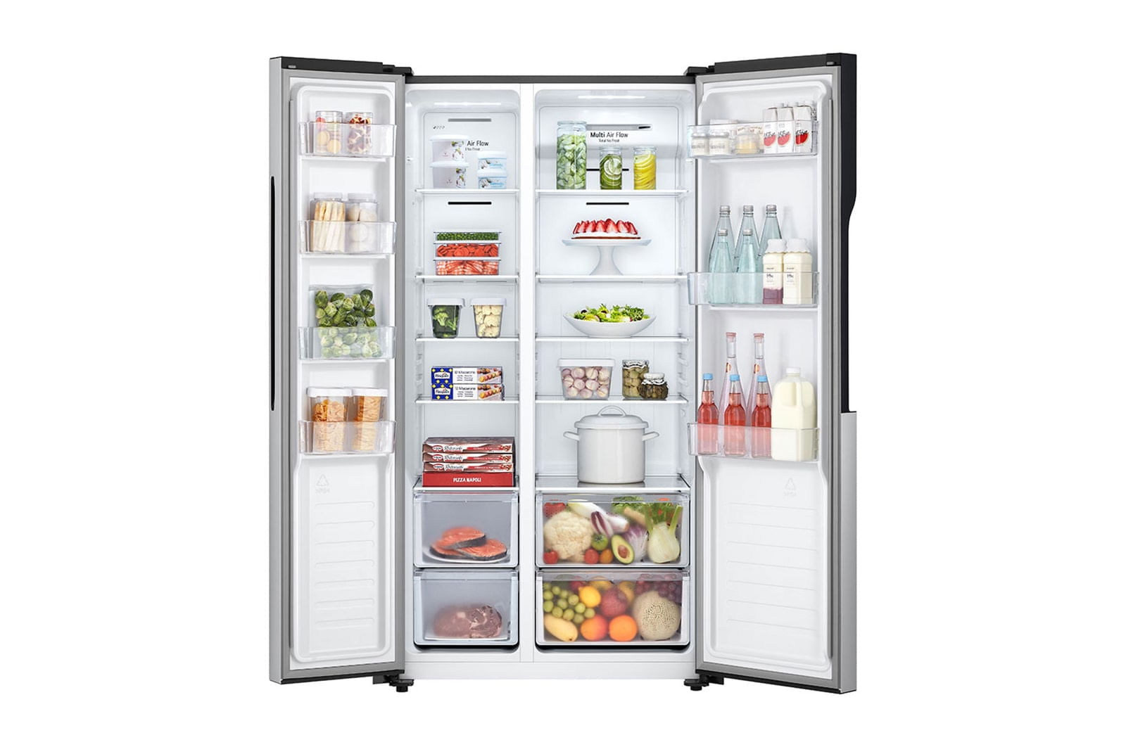 Geladeira LG Side by Side 519L – Compressor Inverter GC-B187PQAL – 110V