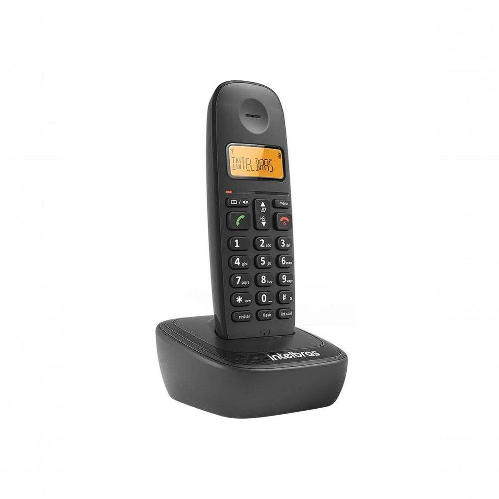 Miniatura Telefone Sem Fio Intelbras Ts 2510 Id Preto 4122510