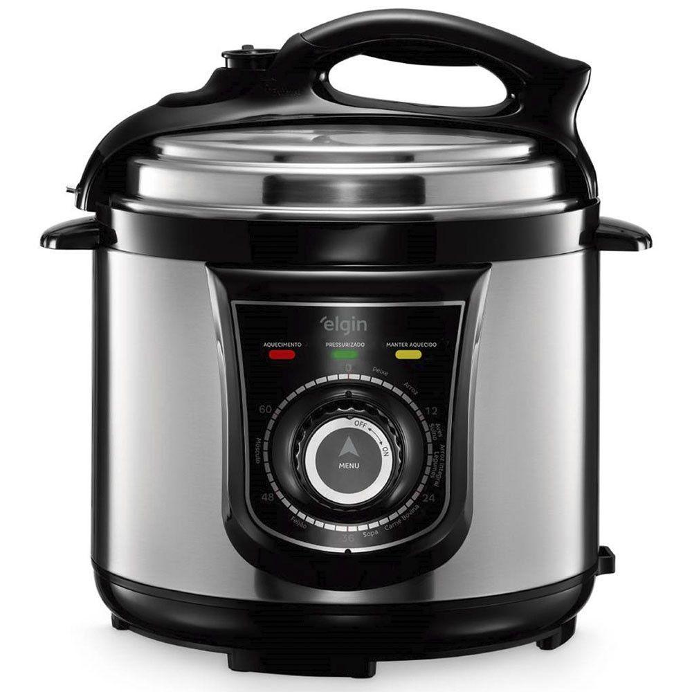 Miniatura Panela De Pressão Elétrica Elgin 4l Inox - 110v