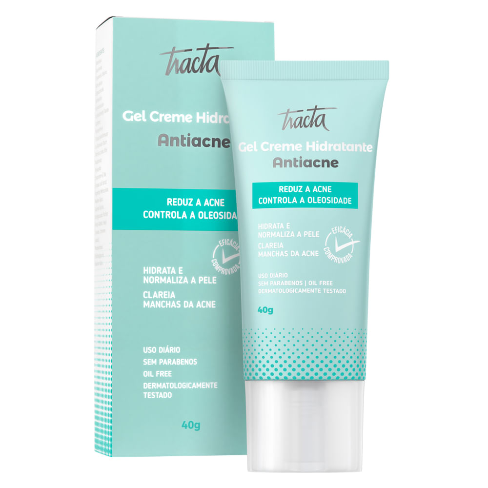 Miniatura Gel Creme Hidratante Antiacne - Tracta 40g