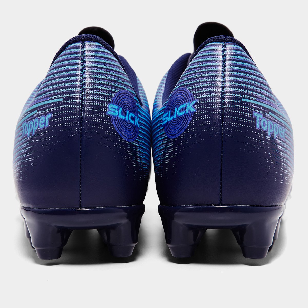Miniatura Chuteira Campo Topper Slick VI Masculina Marinho+Azul - 39