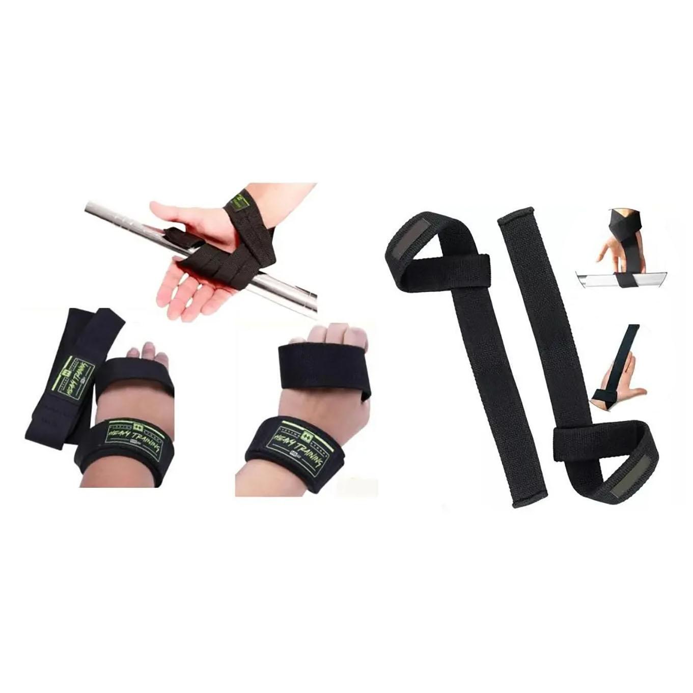 Miniatura Par De Tala Straps Para Treinamento Levantamento De Peso