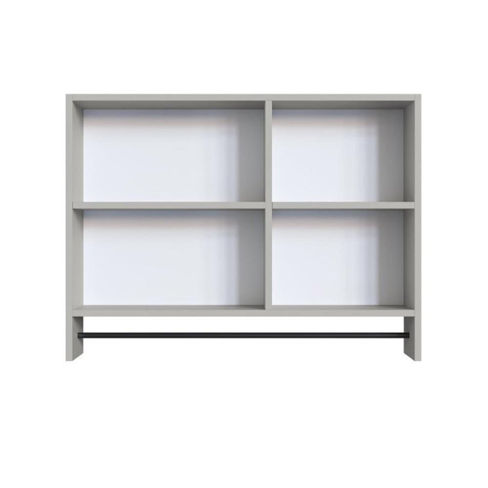 Conjunto para Banheiro Gabinete Suspenso 80cm com Toalheiro Lavatorio e Espelheira Cj8030.20 Arenas