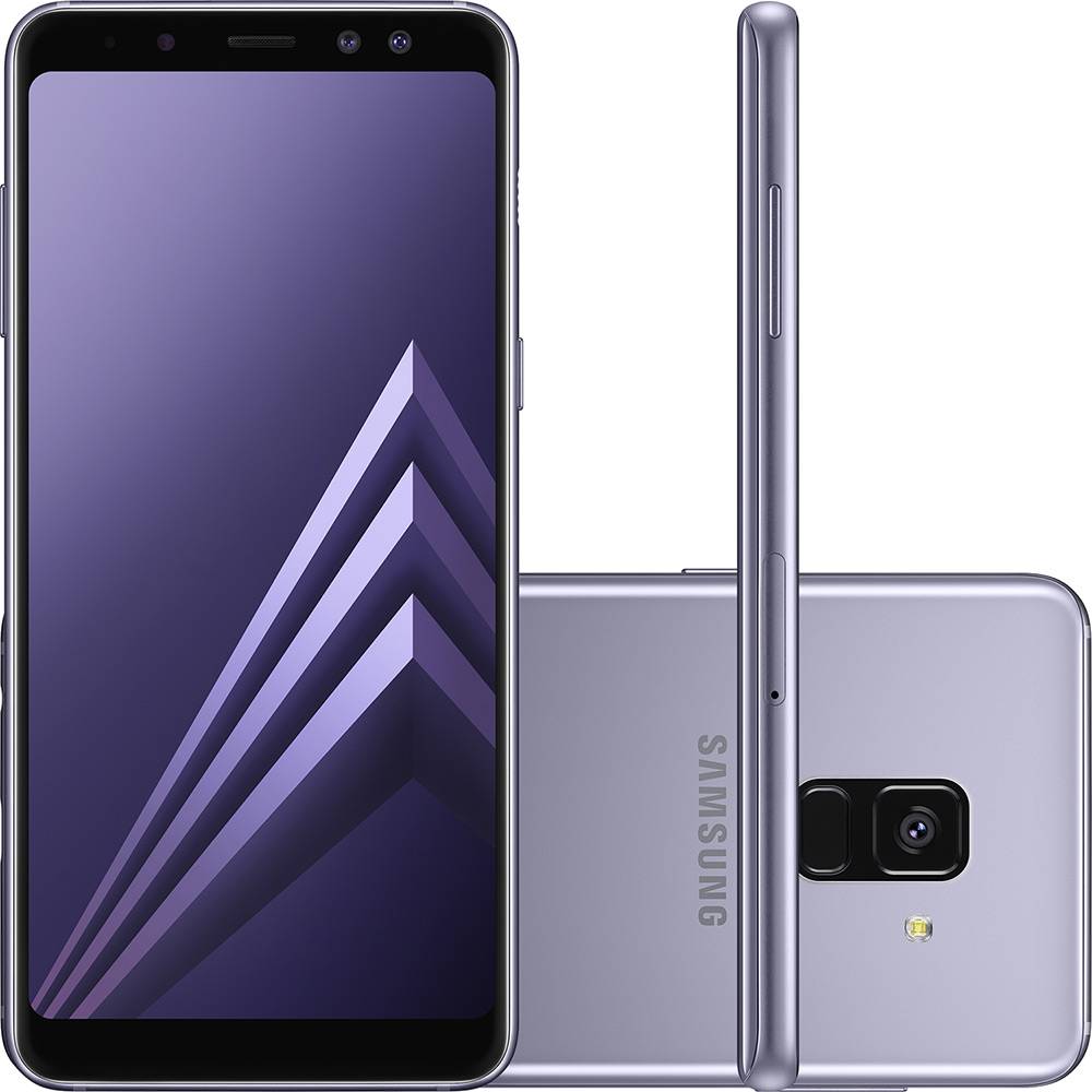 Miniatura Celular Samsung Galaxy A8 Plus 6" 64GB 16MP Ametista Homologação: 77741700953