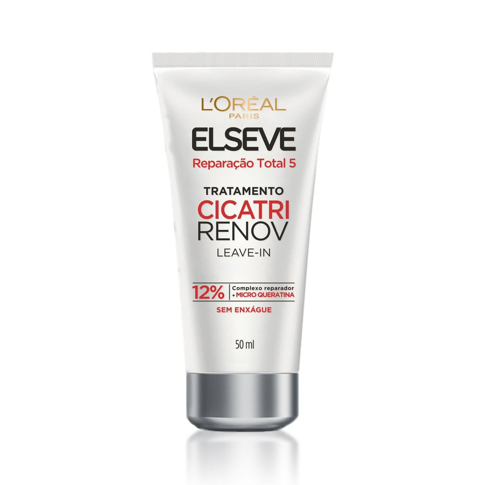 Miniatura Leave In de Tratamento Cicatri Renov Elseve Reparação Total 5+ com 50ml