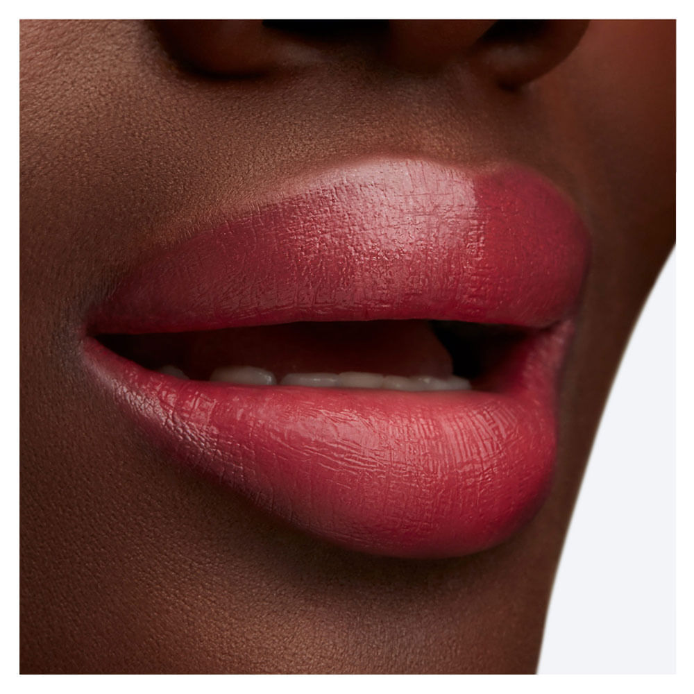 Miniatura Batom Labial MAC Lustreglass Lipstick Tons Escuros Beam There Done That