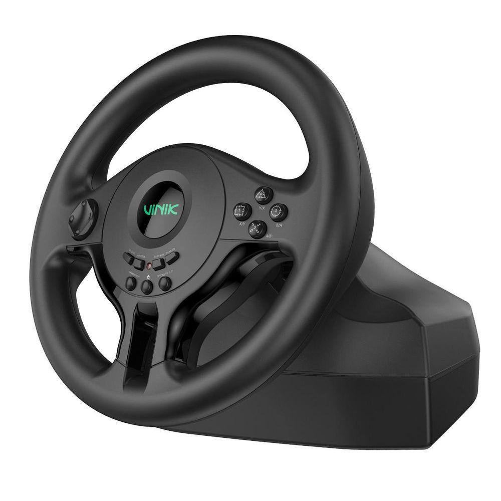 Miniatura Volante Gamer Com Pedal Gw180 Vinik Para Pc - Ps4 - Xbox -