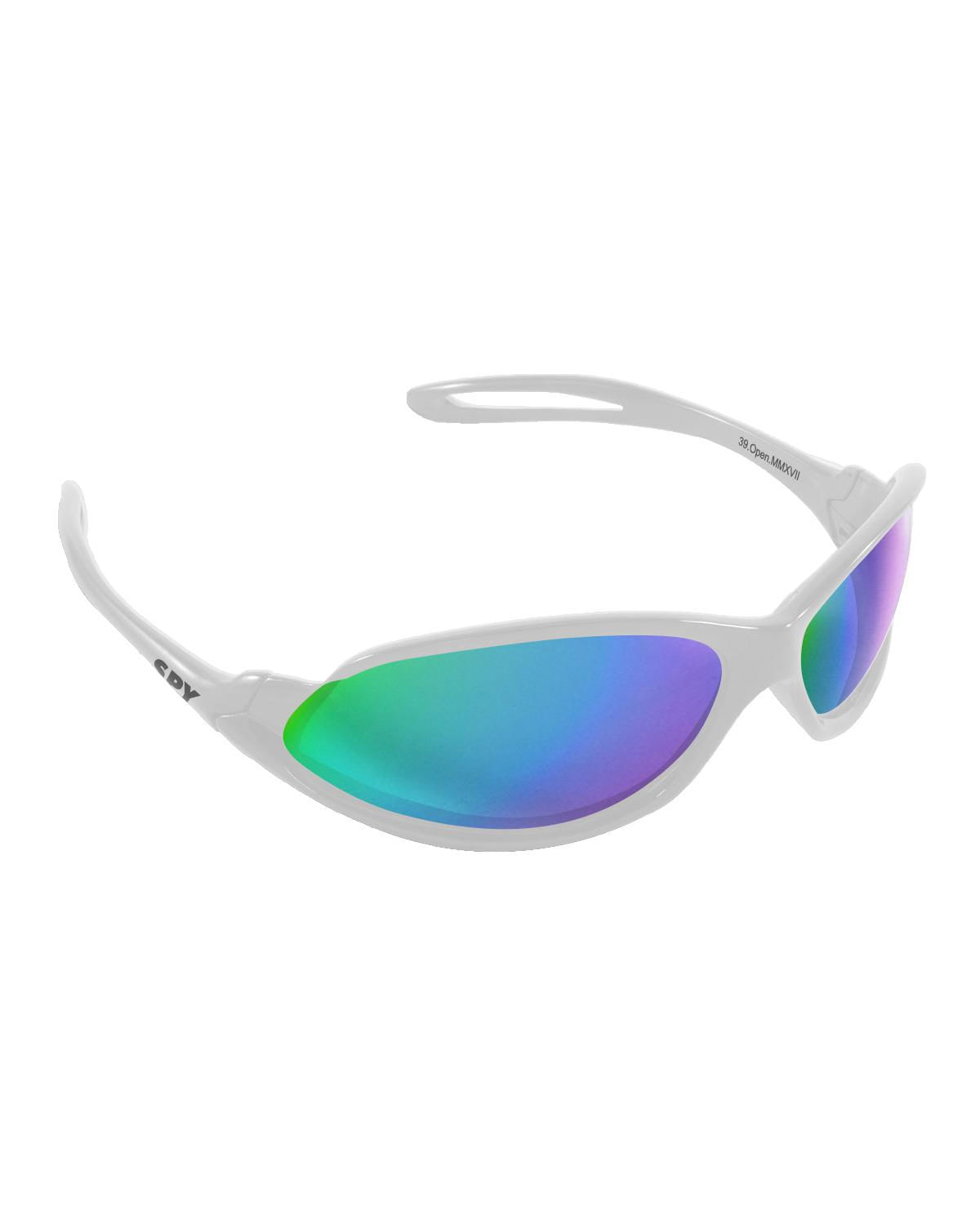 Miniatura Modelo Spy 39 - Open Branca - Lentes: Hdx Roxa/Verde
