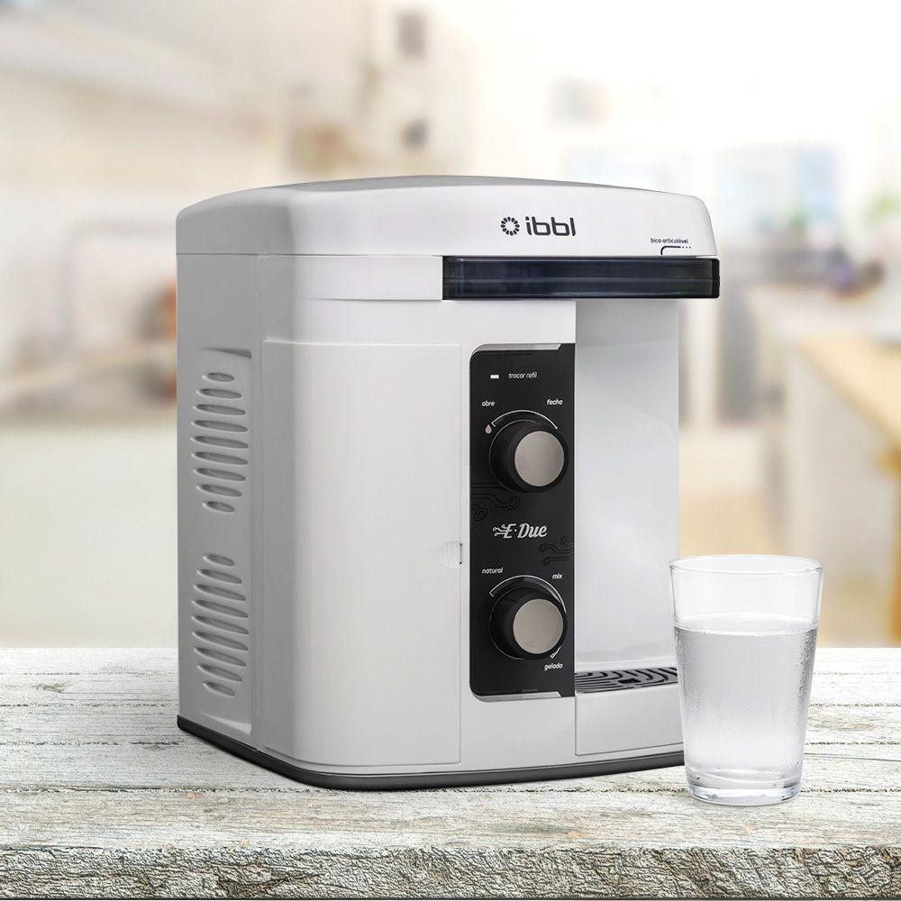 Miniatura Purificador de Água Ibbl E-Due Branco Bivolt 79013001 Bivolt