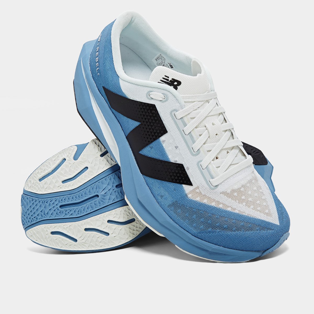 Miniatura Tênis New Balance Fuelcell Rebel V4 Masculino Azul - 38
