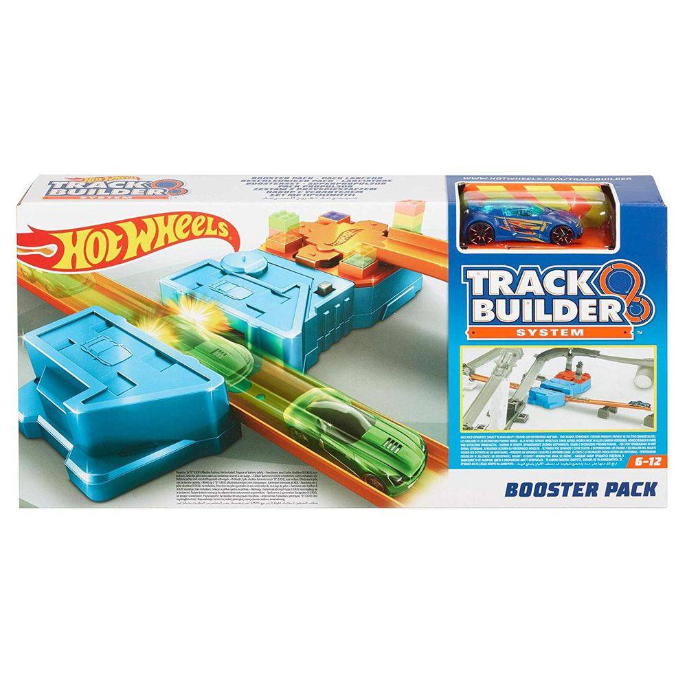 Miniatura Pista Hot Wheels Acelerador Conjunto Booster Pack Gbn81 Pista de brinquedo - Hot wheels