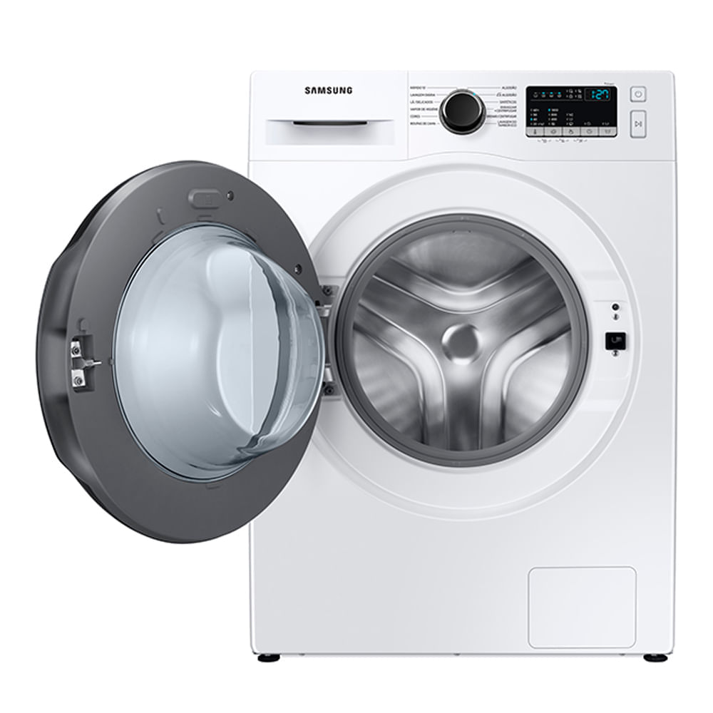 Miniatura Lavadora de Roupas Samsung 11 Kg Digital Inverter Branco com 12 Programas de Lavagem - WW11T4040BE 110