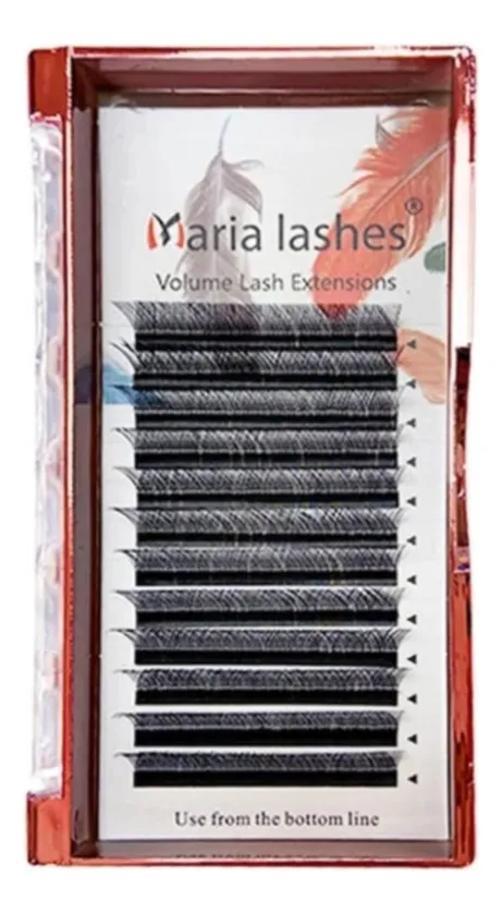 Miniatura 2X Cílios Maria Sasha 4D W Curva M Delineado Fox Eyes Egipci