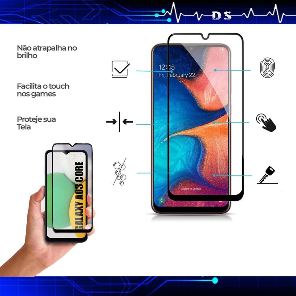 Miniatura Melhor Pelicula 3D Vidro Para Galaxy A03 Core Menor Preço