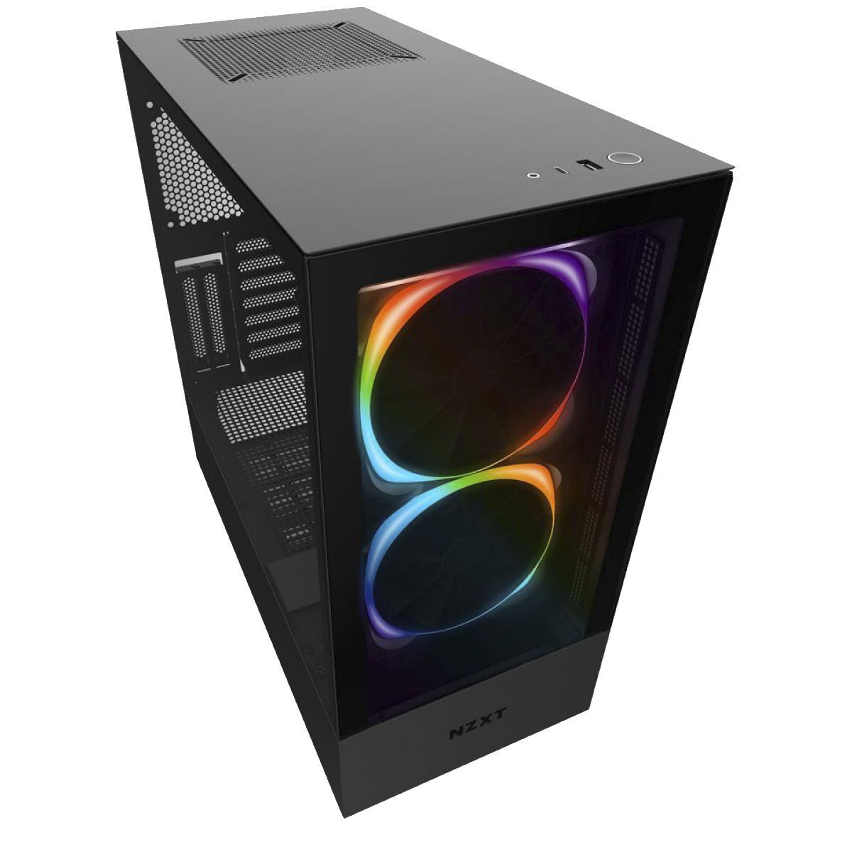 Miniatura Gabinete Gamer Nzxt H510 Elite Black 2 Fans Ca-H510E-B1 Preto - Gabinete para computador - Nzxt - Gamer