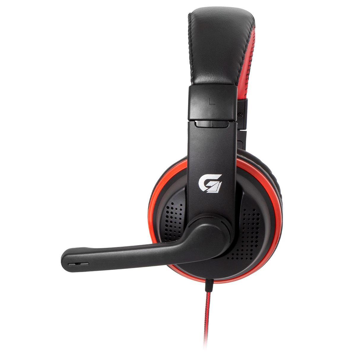 Miniatura Headset Gamer Fortrek Spider Black, P3 + Adaptador P2,