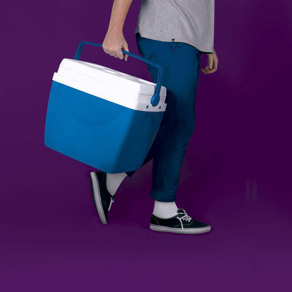 Caixa Termica 34L Alca Gelo Comida Camping Praia Piscina