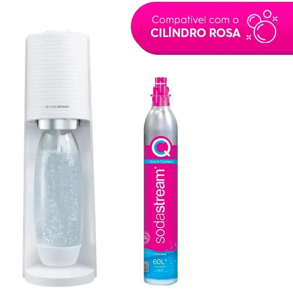 Miniatura Máquina Para Gaseificar Água Terra Sodastream Branco