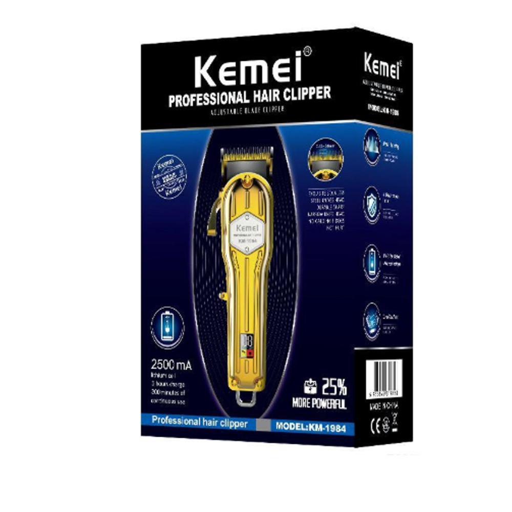 Miniatura Máquina Kemei De Corta Cabelo Recarregável Km 1984