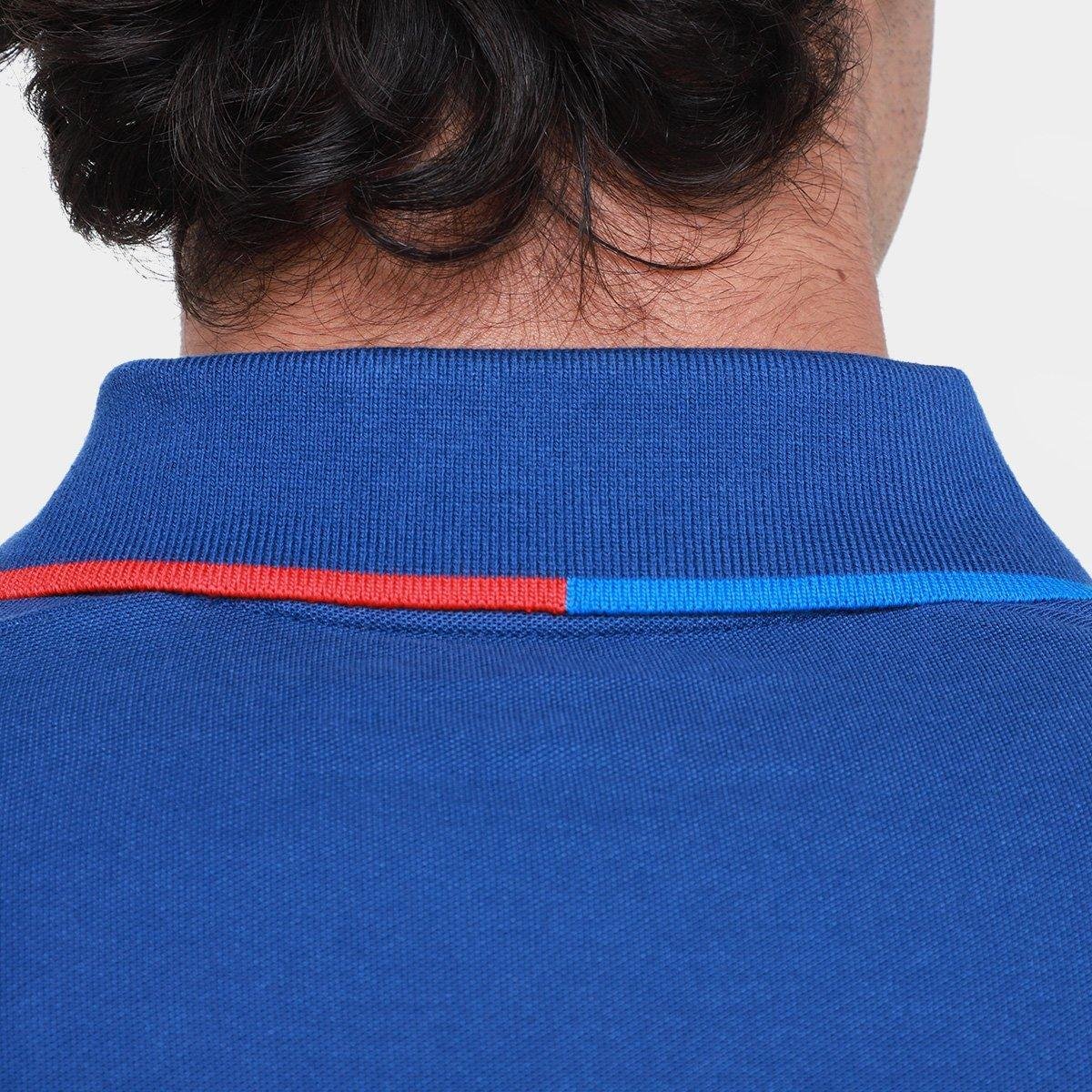 Miniatura Camisa Polo Puma BMW MMS Masculina Azul - G